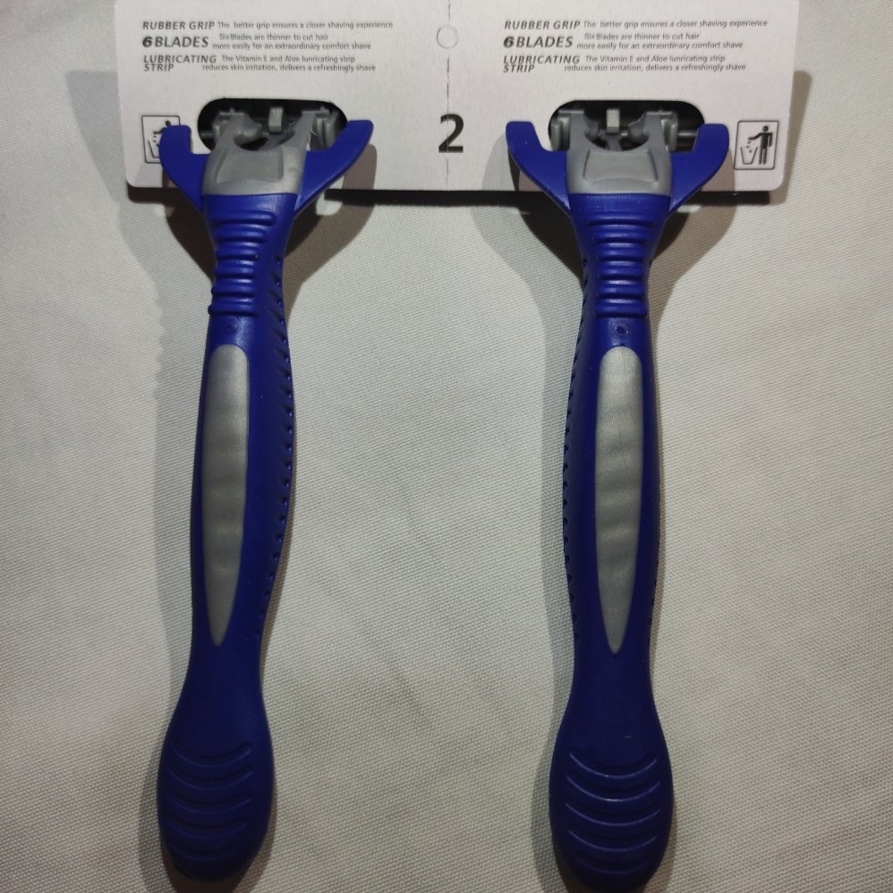 خودتراش مردانه و زنانه 6 تیغ اکو مدل  UltraGrip مجموعه 2 عددی ( ژیلت )