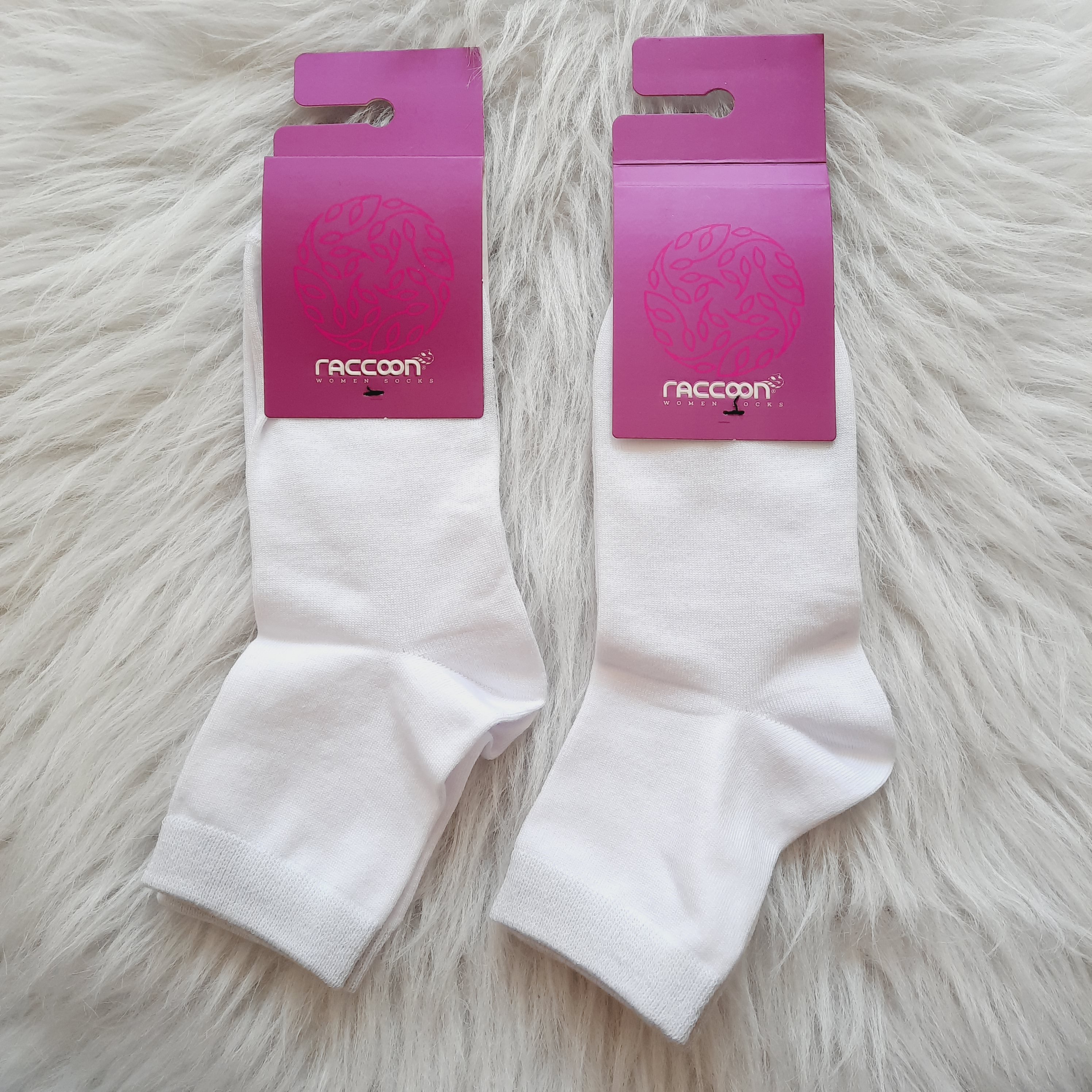 جوراب نیم ساق زنانه مشکی و سفید مناسب سایز 36 تا 40 