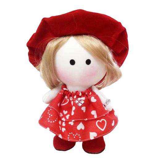 عروسک طرح روسی مدل کلاه قرمزی مجموعه 5 عددی