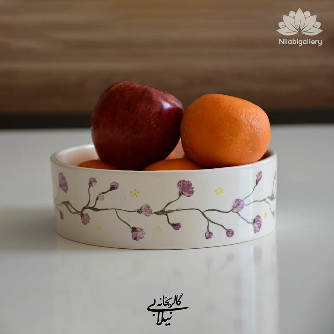 کاسه ماگ قطر 17 س سرامیکی تخمه و آجیل موجود در 7 طرح