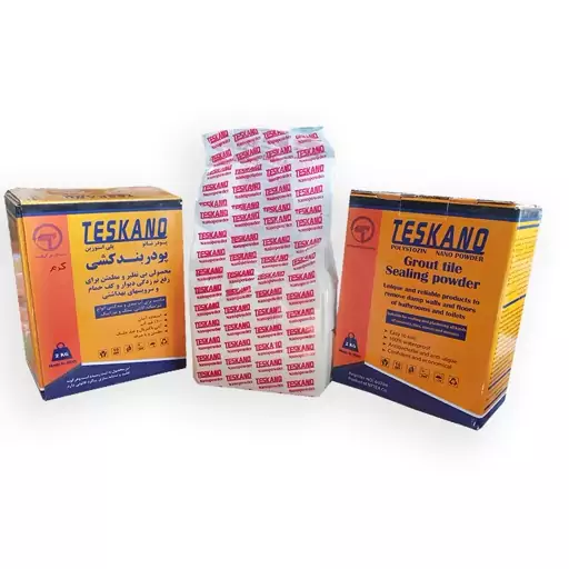 پودر بندکشی آب بند تسکانو کرم  پودر نانو پلی استوزین TESKANO Grout Tile Sealing