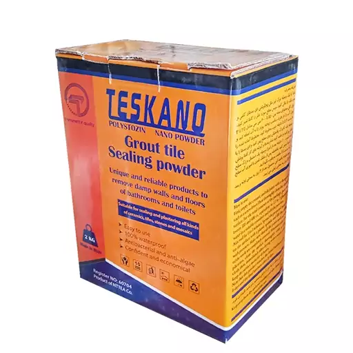 پودر بندکشی آب بند تسکانو کرم  پودر نانو پلی استوزین TESKANO Grout Tile Sealing