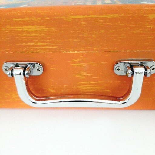 جعبه چوبی مدل چمدان بزرگ طرح  پیکاسو 006