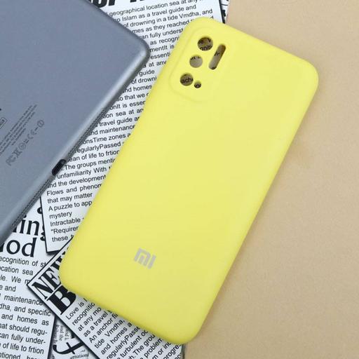 گارد اورجینال محافظ لنزدار سیلیکونی شیائومی Xiaomi Poco M3 Pro رنگ زرد