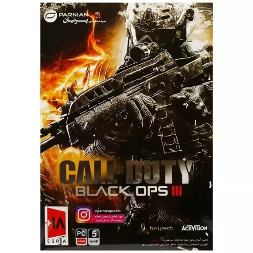 بازی کامپیوتر Call of Duty Black Ops III PC 5DVD9 پرنیان به قیمت عمده