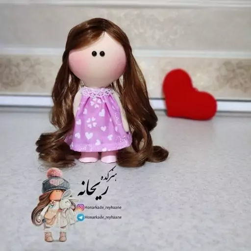 عروسک روسی دخترانه  20 سانتی  کفش دار مناسب کادو