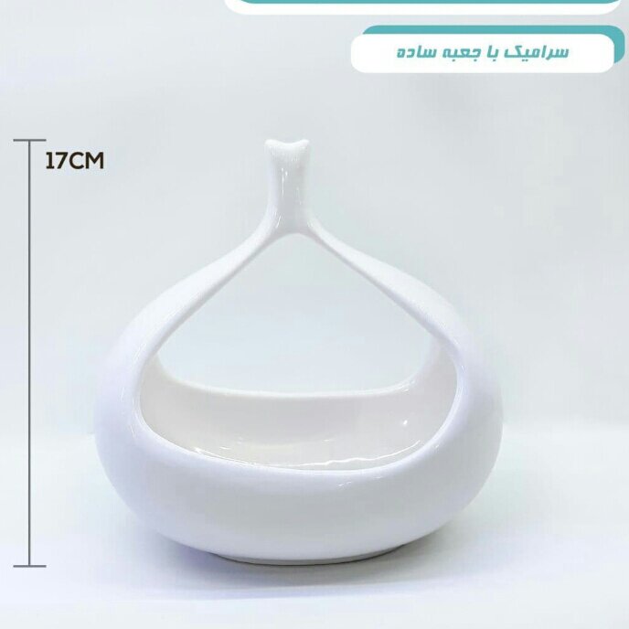 شکلات خوری سرامیکی طرح اشک سایز  متوسط
