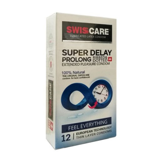 سوئیس کر مدل Super Delay Prolong بسته 12 عددی