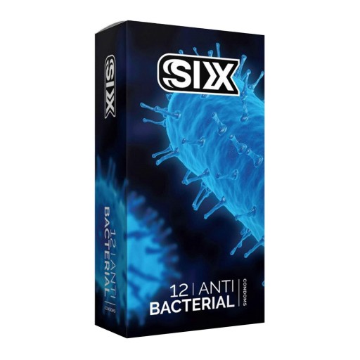 سیکس مدل Anti Bacterial بسته 12 عددی