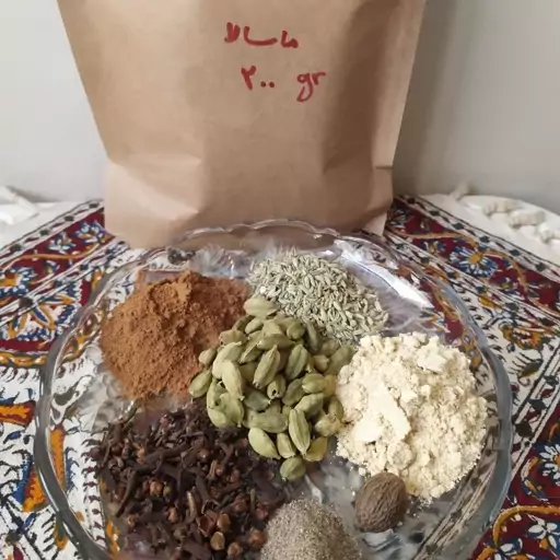 چای ماسالا میوه ای خانگی با شکر قهوه ای 500 گرمی