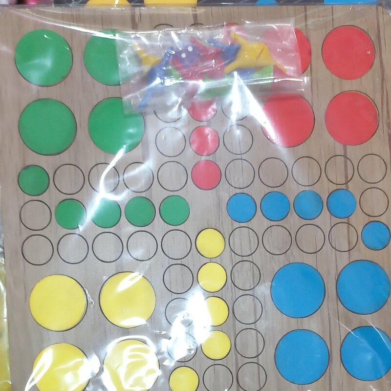 10 عدد منچ و دوز  بازی چوبی در سه رنگ