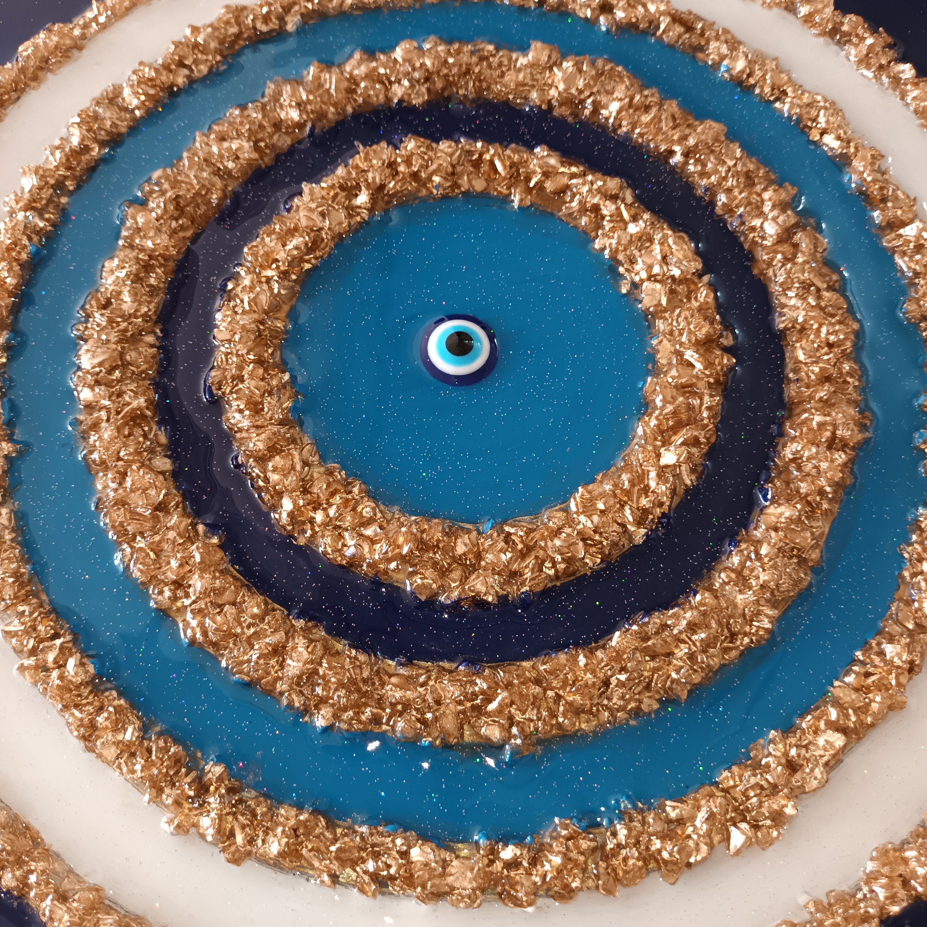 چشم نظرقطر50 با رزین وکریستال 