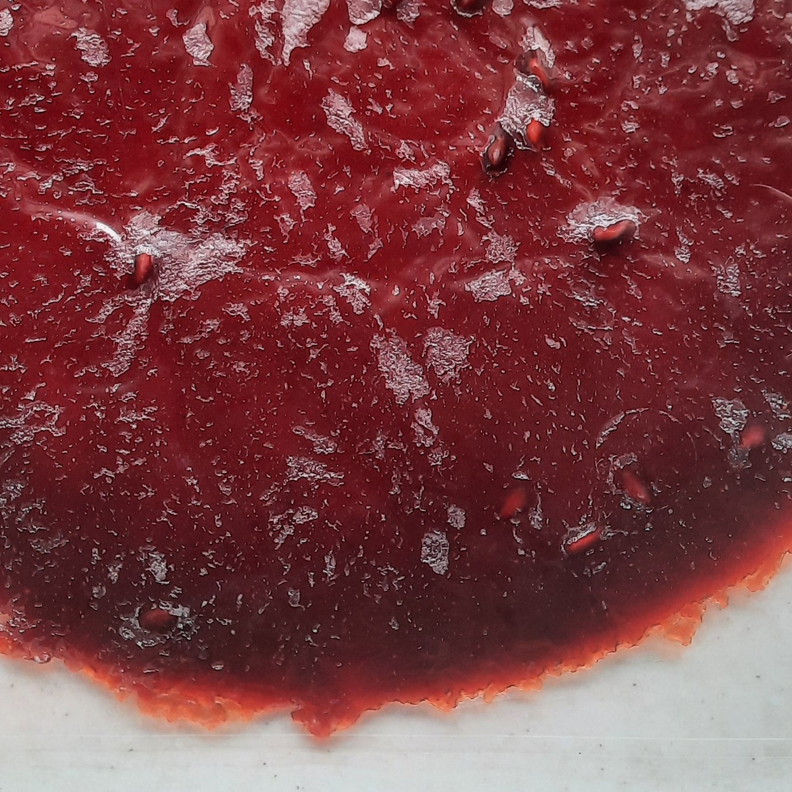 لواشک خانگی ترش و تازه انار و آلوی قرمز 500 گرمی