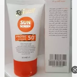 ضد افتاب spf50بی رنگ ضد اب ماندگاری 72 ساعت ورفع چین و چروک و اکنه جوش و ابرسان قوی