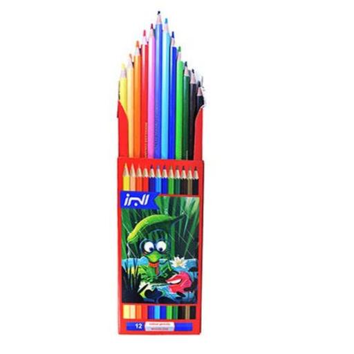مداد رنگی 12 رنگ البرز مدل قورباغه