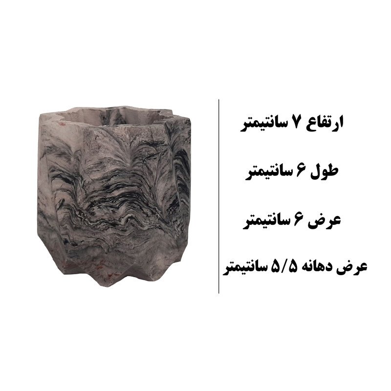 گلدان بتنی مدل لوتوس