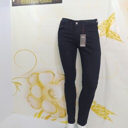 شلوار جین مردانه فیت استایل اسپرت تک مشکی با سایز های 31 تا 36 مناسب سایزهای 40 تا 50 