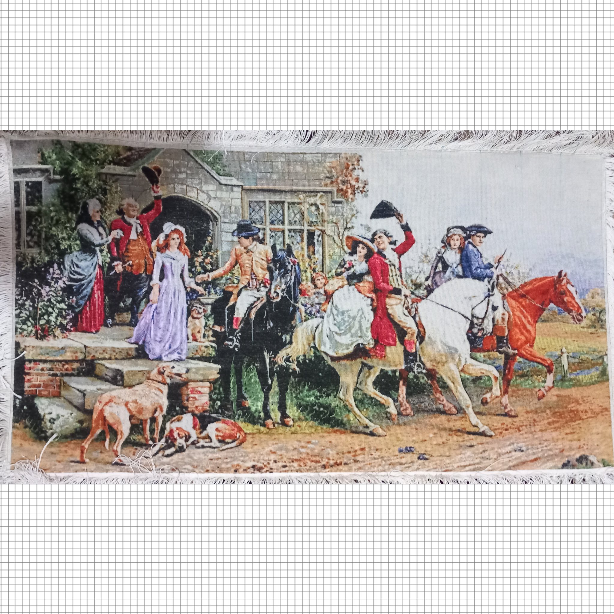 تابلو فرش دستبافت بدرقه