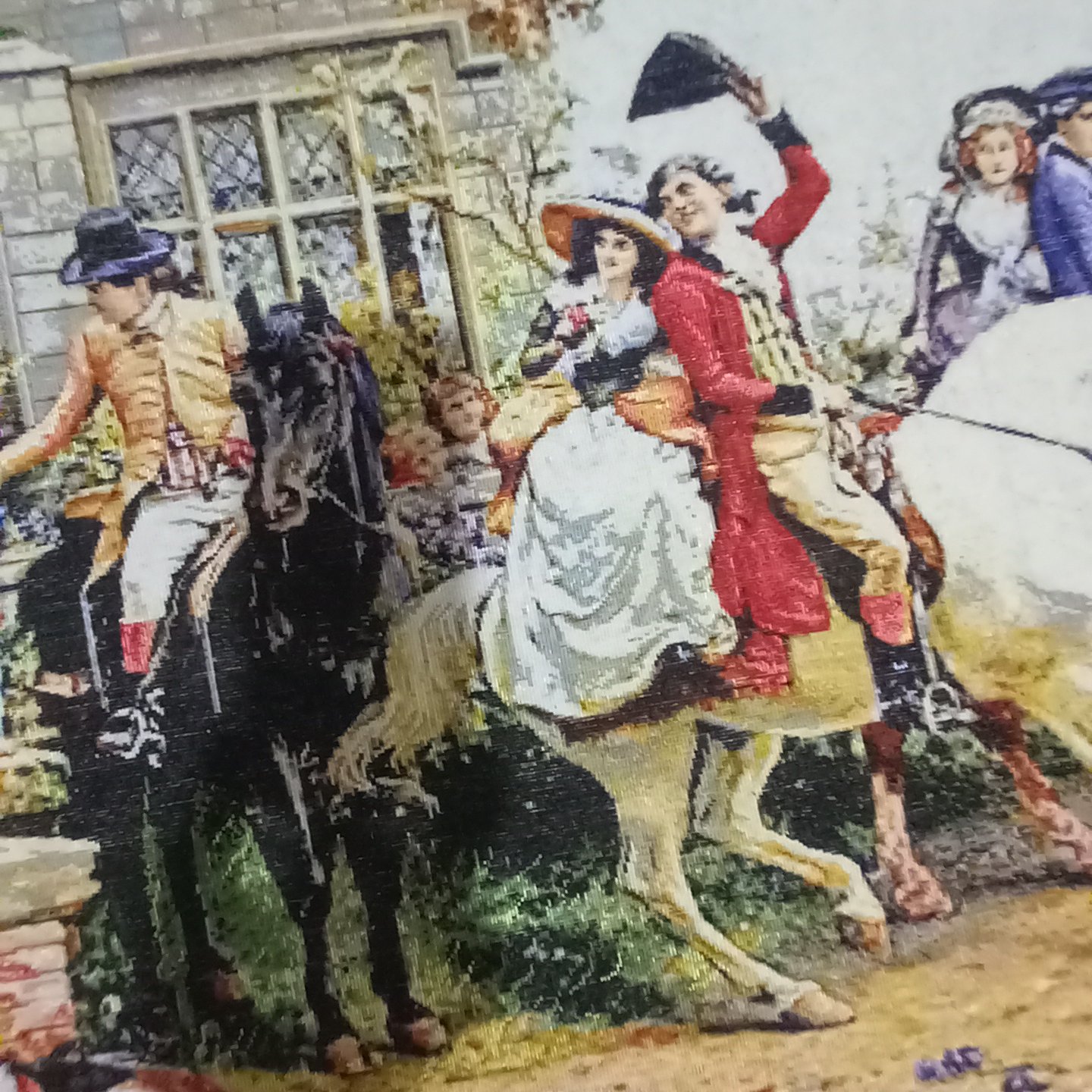 تابلو فرش دستبافت بدرقه