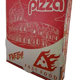 جعبه پیتزا تک نفره طرح دار (بسته 100 تایی)
