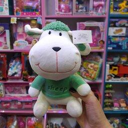 عروسک گوسفند لباس سبز خوشگل