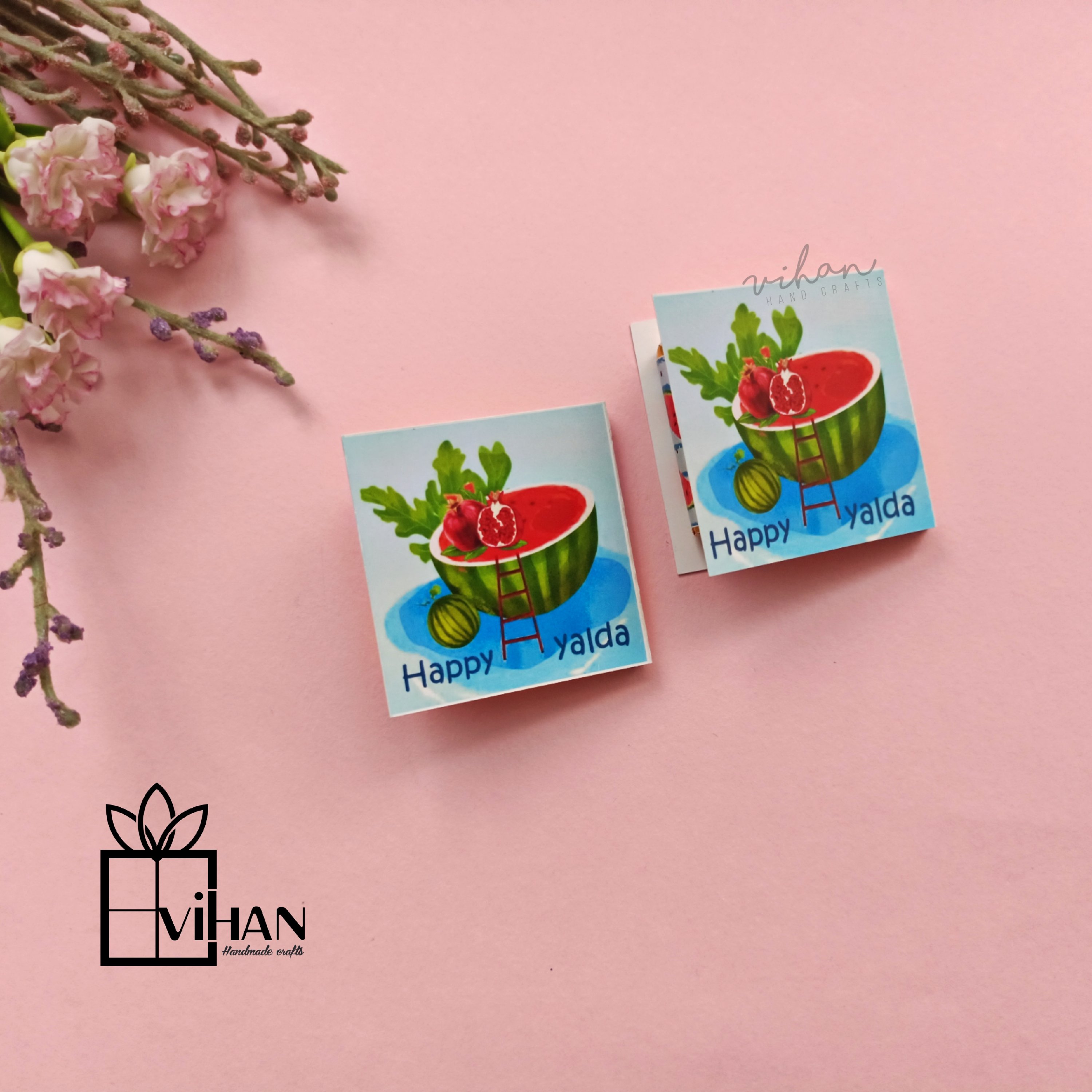 گیفت شکلات تکی کتابی طرح یلدا 2