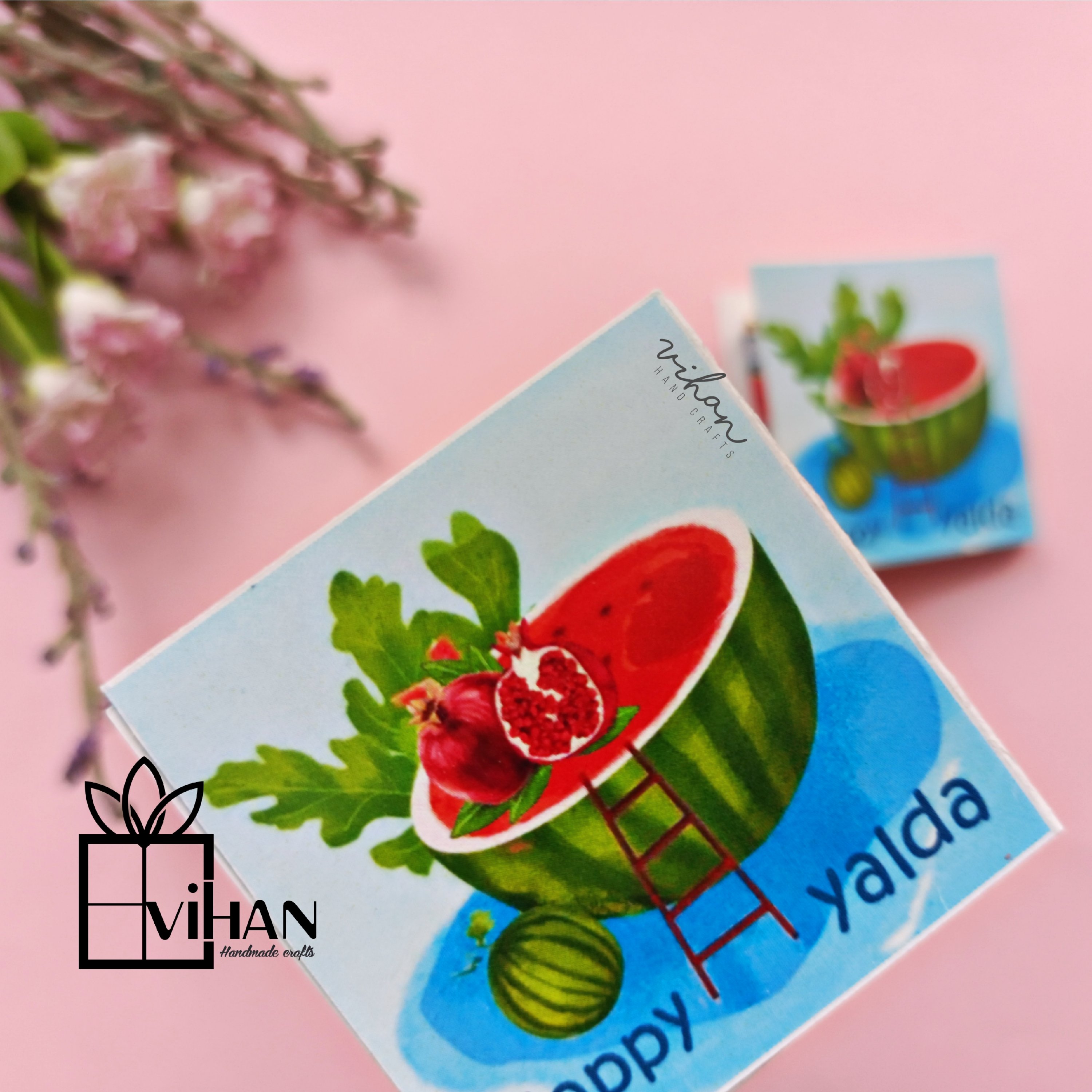 گیفت شکلات تکی کتابی طرح یلدا 2