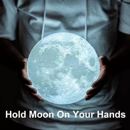 چراغ خواب ( آباژور ) کره ماه 16 رنگ 18 سانتی
