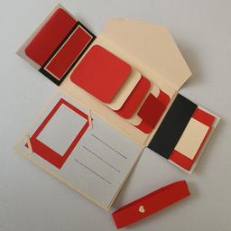 اسکرپ بوک  کرم رنگ 1 (آلبوم نوشتاری دست‌ساز ) با ابعاد 10 در 15 سانتیمتر
