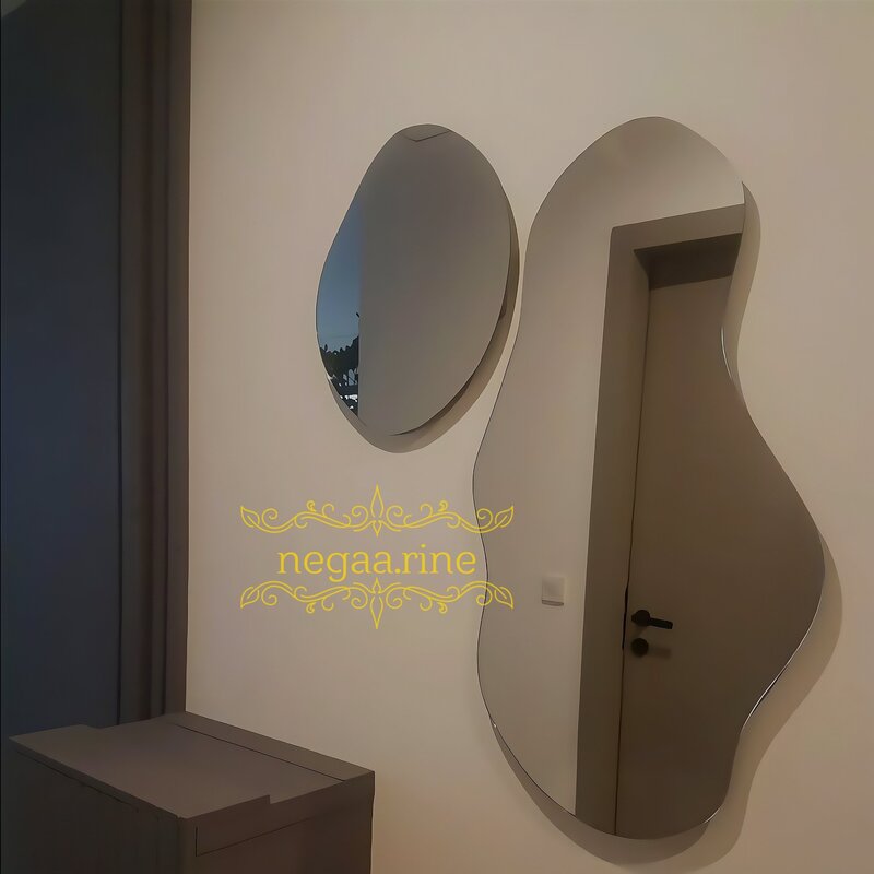 آینه دیواری ست دفرمه ارسالی مشتری ابعاد 90×50و 40×45