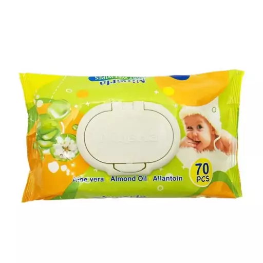 دستمال مرطوب کودک نینورتا 70 عددی
Ninorta baby wipes 70 pcs