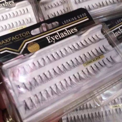 مژه مصنوعی بوته ای مژه والیوم مکس فکتور اصل مژه سه شاخه مکسفکتور Maxfactor Eyelashes انواع مژه ریسه ای فیشر کایلی موجوده