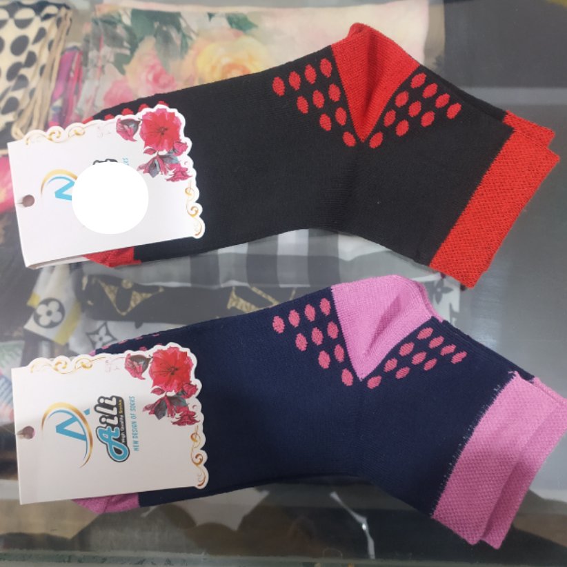 پک چهار عددی جوراب زنانه نیم ساق