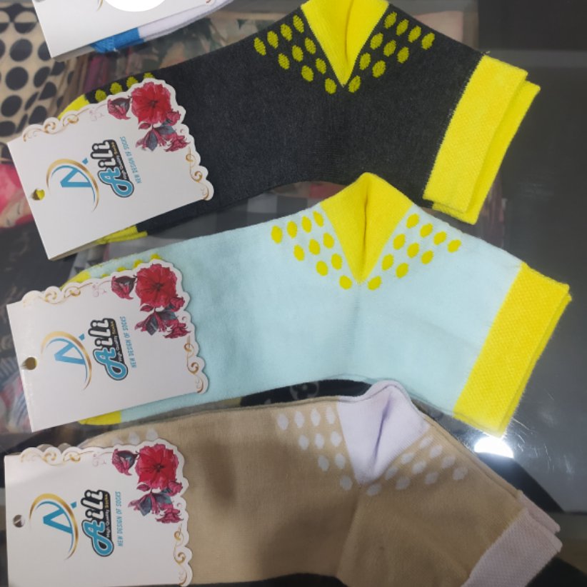 پک چهار عددی جوراب زنانه نیم ساق