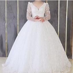لباس عروس پارچه شاین طرحدار