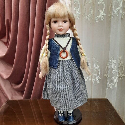 عروسک سرامیکی ست دختر و پسر  کد  191