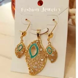 نیم ست شیک زنانه رنگ ثابت Fashion jewelry