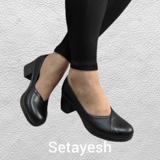 کفش  زنانه  طبی مدل ستایش پاشنه دار  رویه چرم سوگو ارسال رایگان   سایز 37  تا 40 محصول تکوتوک در باسلام