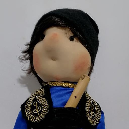 عروسک روسی خنگول پسر با لباس سنتی محلی مازندرانی