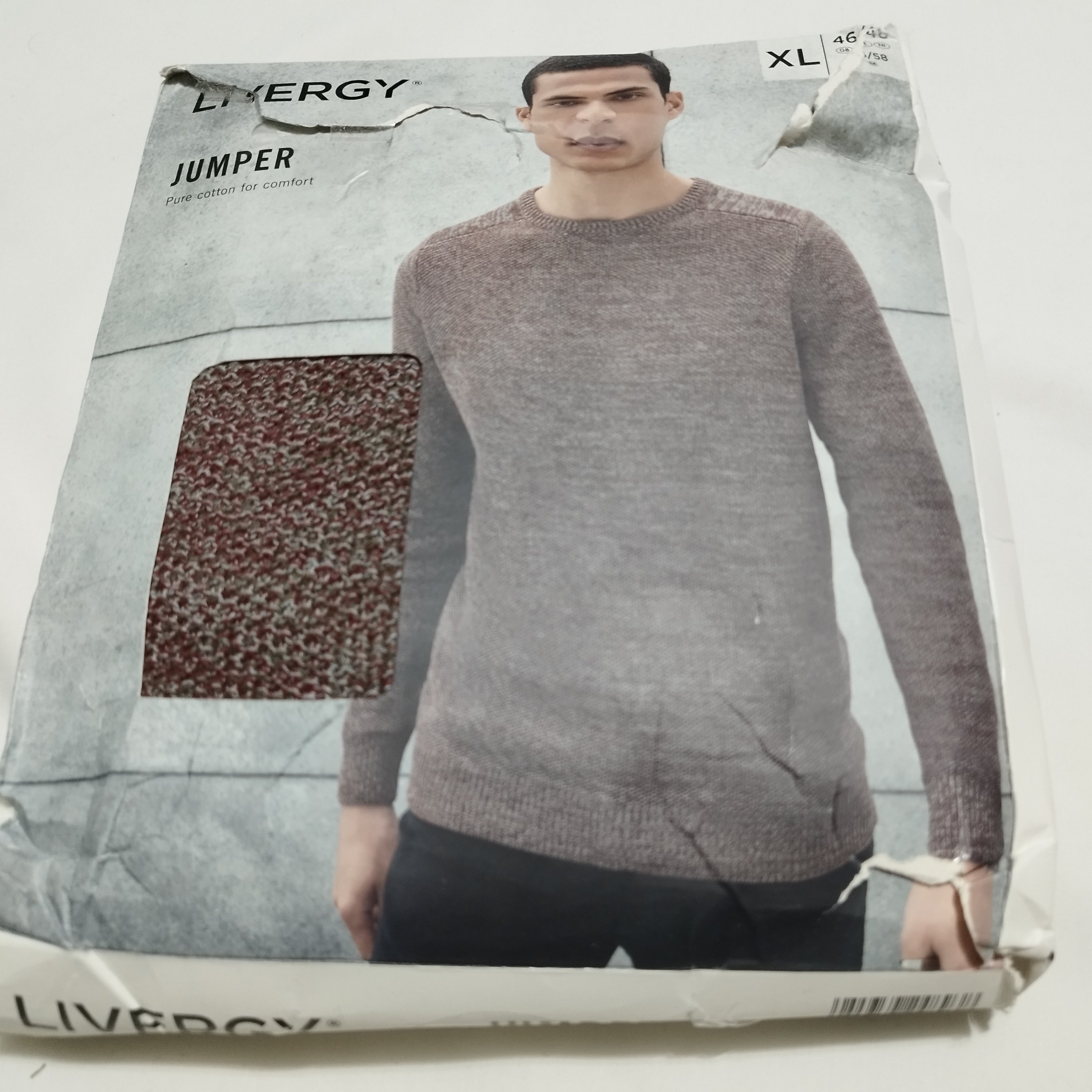 پلیور مردانه لیورجی سایز بزرگ سایز48به50