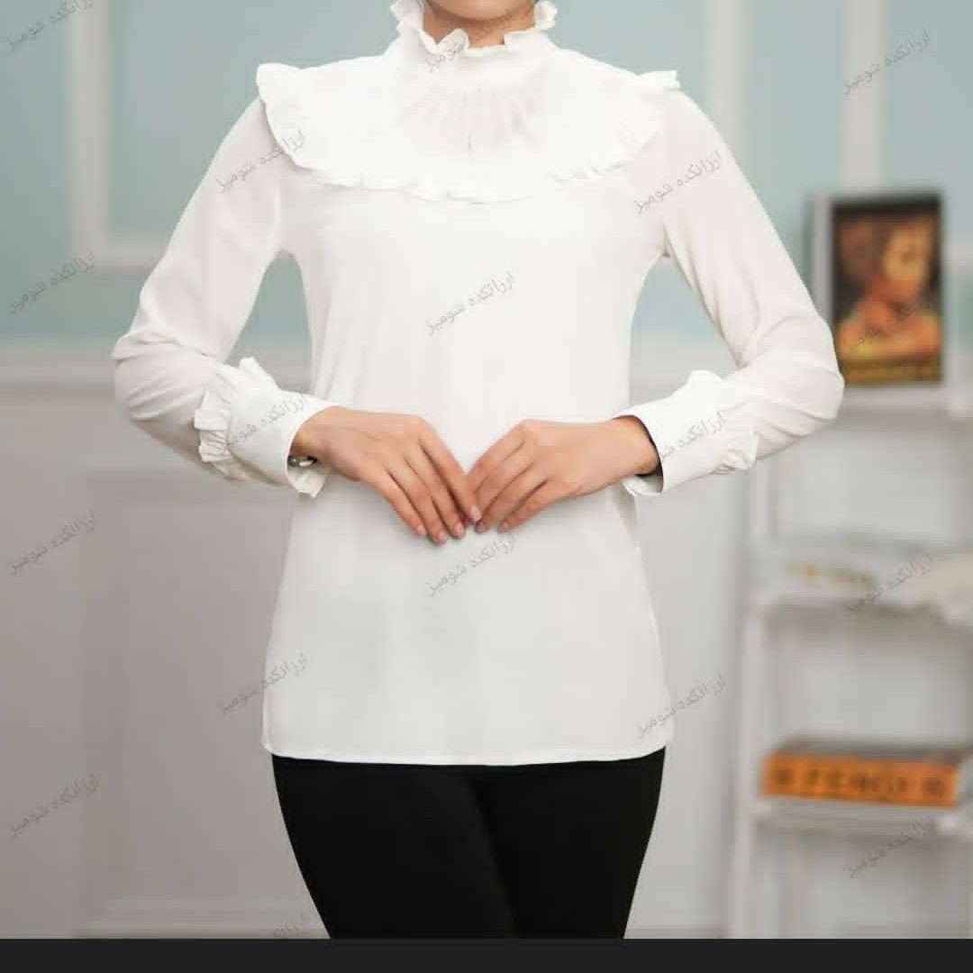 شومیز مدل یقه چین دار