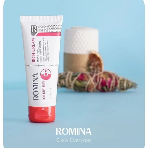 کرم آبرسان  و تقویت کننده پوست خشک رومینا حجم 75 میل
Romina Rich Cream Improving Skin Hydration