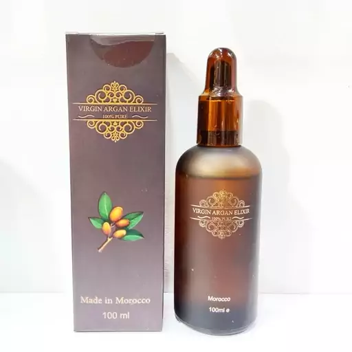 روغن آرگان الیکسیر
 اصل مراکش حجم 100 میل Virgin argan elixir