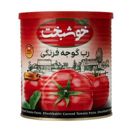 کنسرو رب گوجه فرنگی خوشبخت مقدار 800 گرم