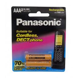 باتری تلفن نیم قلمی AAA شارژی پاناسونیک 650
