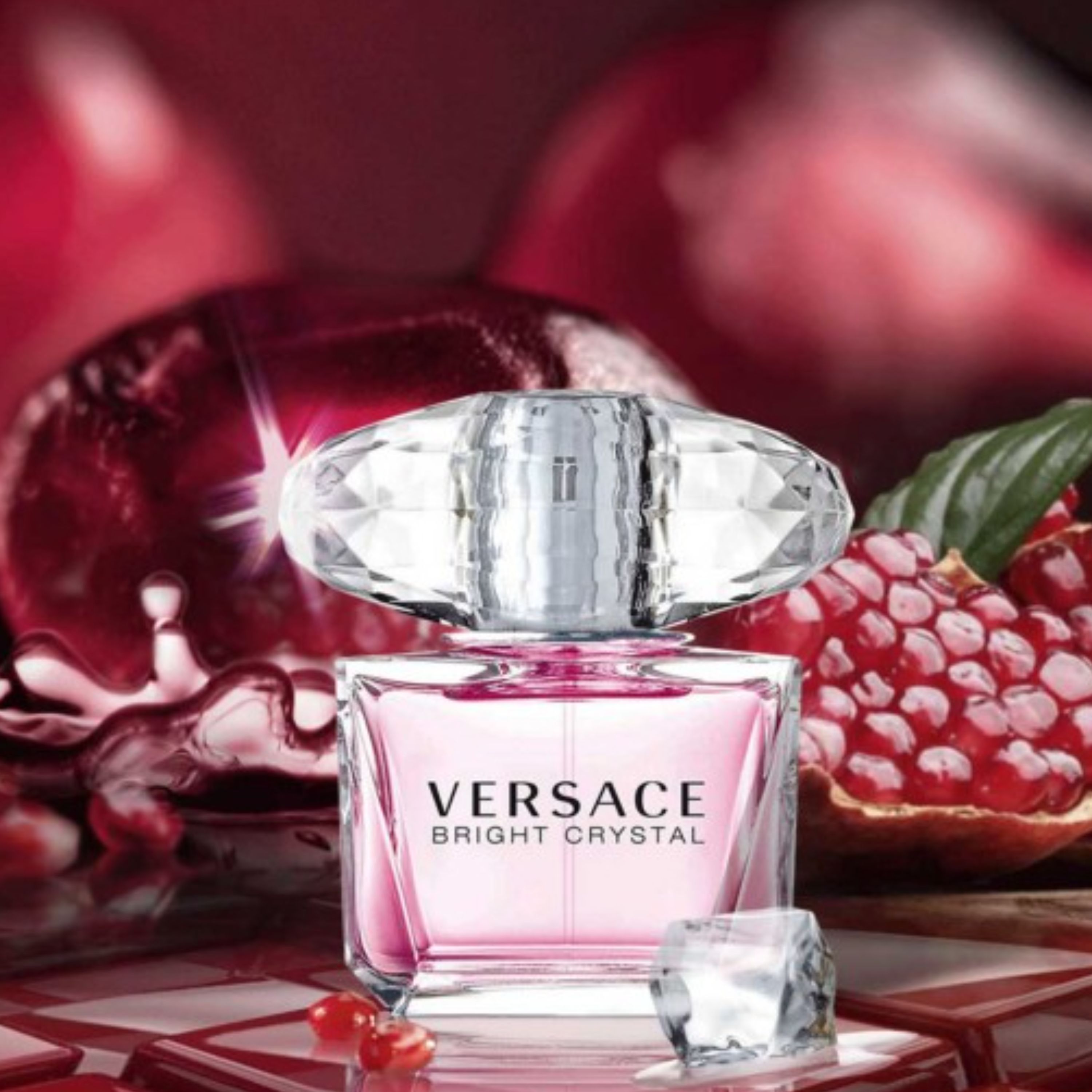 تستر اورجینال ادکلن ورساچه صورتی-برایت کریستال  Versace Bright Crystal