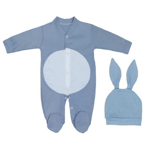 سرهمی و کلاه نوزادی مدل خرگوش کد 151