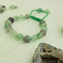 دستبند سنگ فلوئورین سبز  fluorite
سنگ استقامت جسمی و روانی
سایز 10 
کد 210