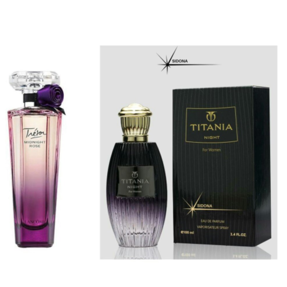 عطر ادکلن تیتانیا نایت بانوان رایحه ترزور میدنایت رز مهزیار 100 میل سیدونا