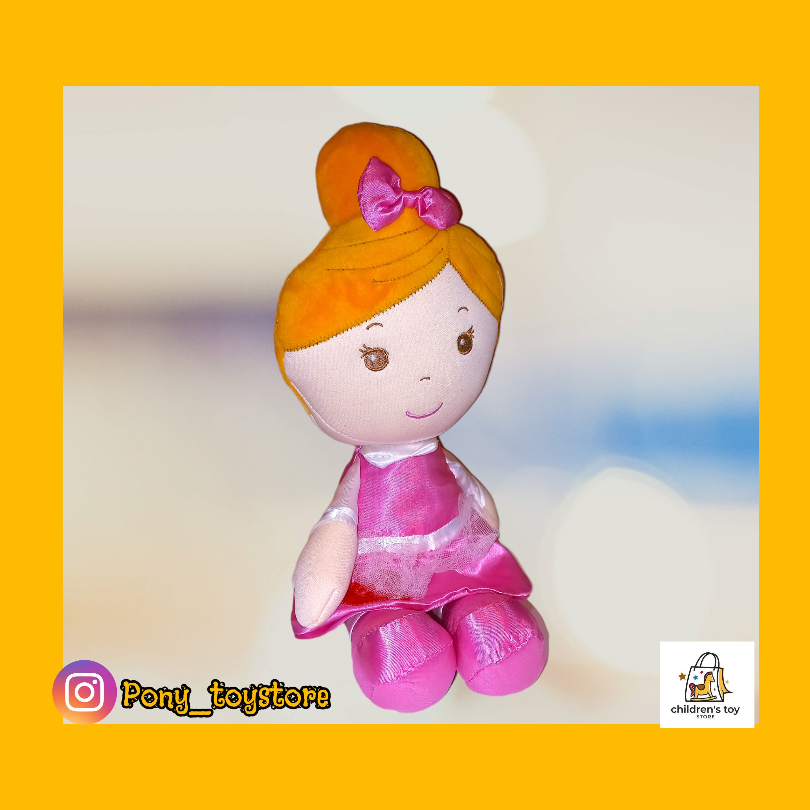 عروسک  پارچه ای سیندرلا
